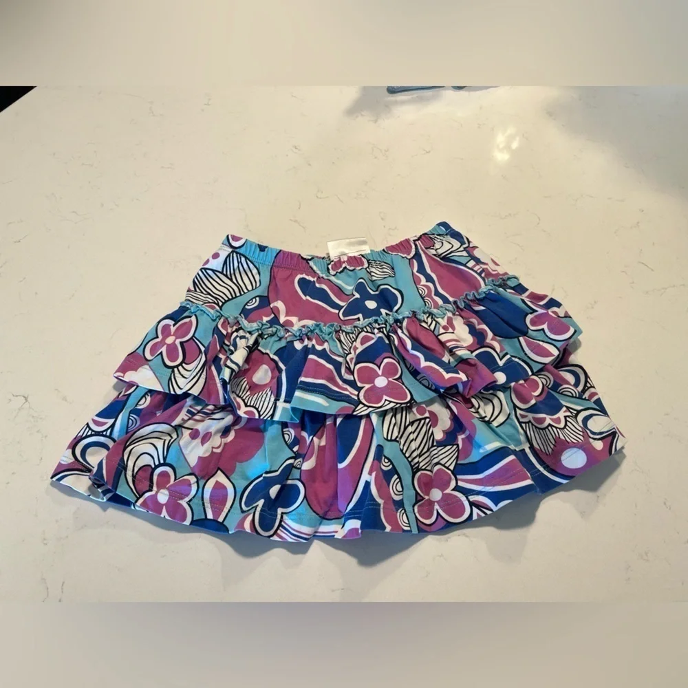 Hanna Andersson 110(5)tiered ruffle skort